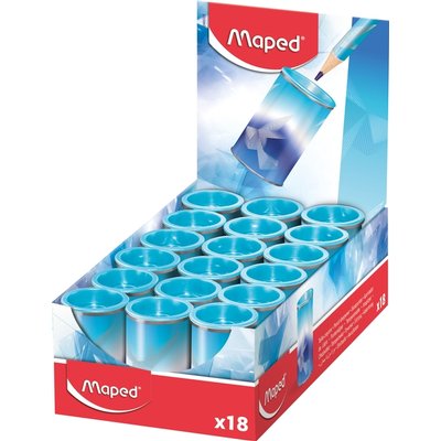 Taille-crayon Maped Arctic Vibes 1 trou présentoir 18 pièces bleu