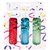 Set décoration cadeau 3 rouleaux de ruban et 9 nœuds assortis