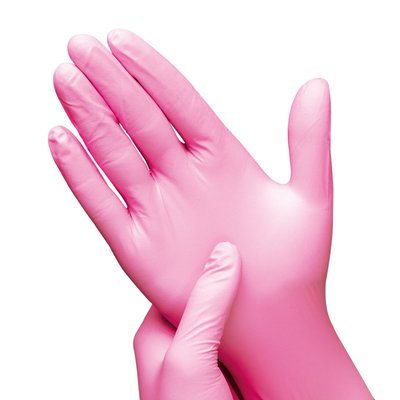 Handschoen Hynex nitril S roze 3.5gr 100 stuks