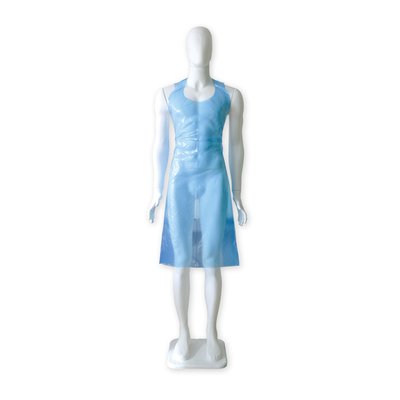 Tablier Hynex PE 80x125cm bleu 100 pièces