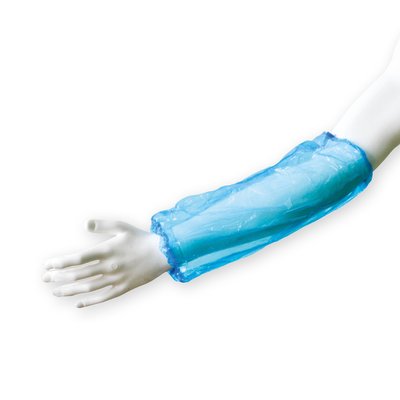 Manchettes de protection Hynex PE bleu 100 pièces
