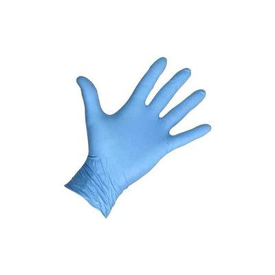 Handschoen Hynex nitril M blauw 5gr extra sterk 100 stuks
