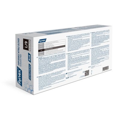 Gant Hynex nitrile extra résistant L bleu 5g 100 pièces