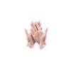 Handschoen Hynex vinyl XL transparant 4.5gr 100 stuks foto