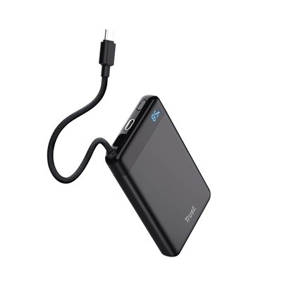 Batterie externe Trust Fiera 10.000 avec câble