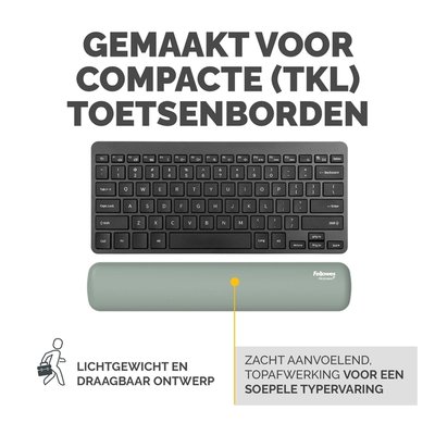 Polssteun Fellowes Breyta compact saliegroen