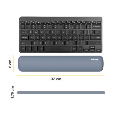 Polssteun Fellowes Breyta compact blauw