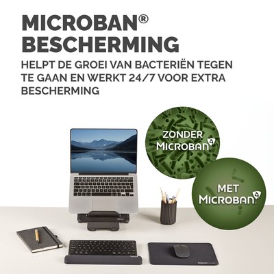 Polssteun Fellowes Breyta compact zwart