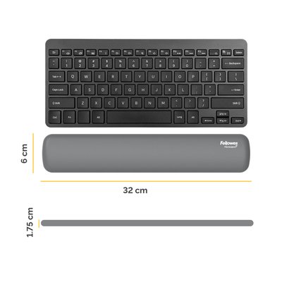 Polssteun Fellowes Breyta compact grijs