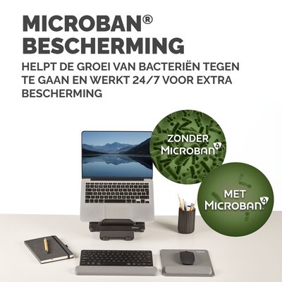 Polssteun Fellowes Breyta compact grijs