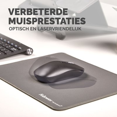 Muismat Fellowes Breyta XL grijs