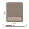 Tapis de souris avec repose-poignet Fellowes Breyta sable Photo