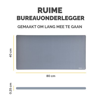 Bureau-onderlegger Fellowes Breyta blauw