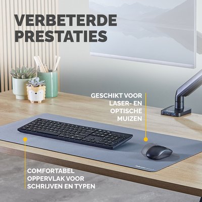 Bureau-onderlegger Fellowes Breyta blauw