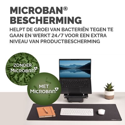 Sous-main de bureau Fellowes Breyta noir