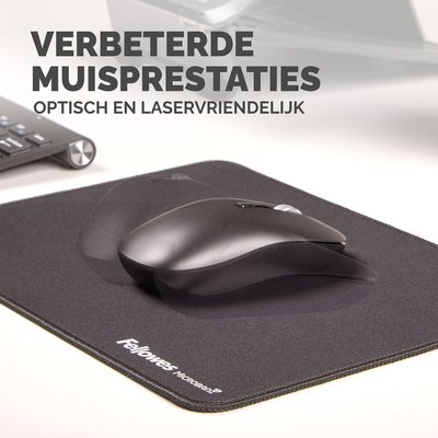 Tapis de souris Fellowes Breyta XL noir
