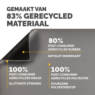 Bureau-onderlegger Fellowes Breyta grijs