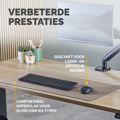 Sous-main de bureau Fellowes Breyta sable