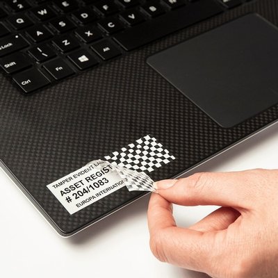 Ruban de lettrage Brother P-touch TZe-SE5 Securité 24mm noir sur blanc