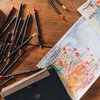Crayon aquarelle Staedtler Mars Lumograph set 12 couleurs Photo