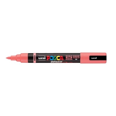 Marqueur peinture Uni POSCA PC-5BR pointe pinceau Medium corail