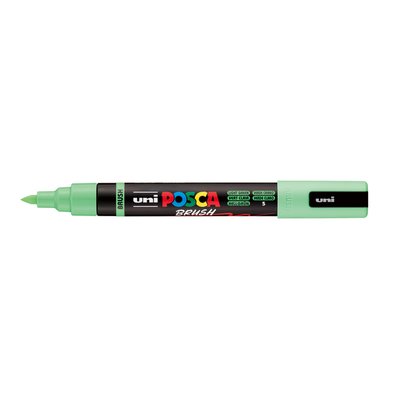 Marqueur peinture Uni POSCA PC-5BR pointe pinceau Medium vert clair