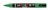 Paintmarker Uni POSCA PC-5BR brushpunt medium donkergroen