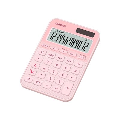 Calculatrice Casio MS-20YC-LP rose