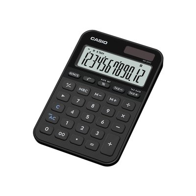 Rekenmachine Casio MS-20YC-BK zwart