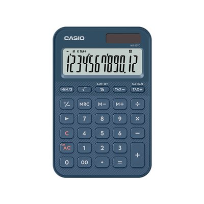 Calculatrice Casio MS-20YC-NY bleu