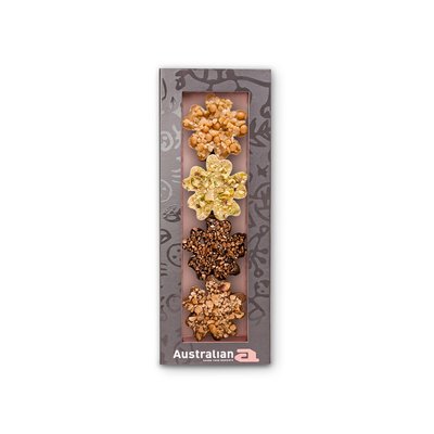 Chocolat Australian fleurs boîte 4 pièces