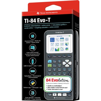 Rekenmachine TI-84 Evo-T zwart