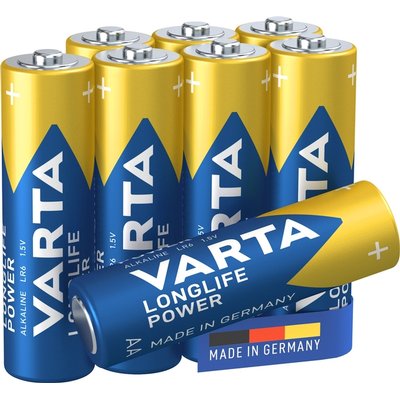 Batterij VARTA Longlife Power 8x AA