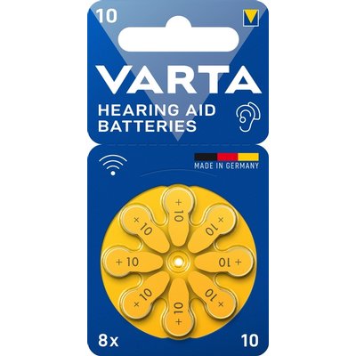Batterij VARTA hoortoestel 8x 10