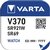 Batterij VARTA knoopcel 1x V370/SR69 zilver
