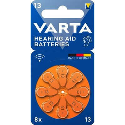 Batterij VARTA hoortoestel 8x 13