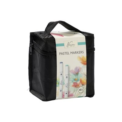 Pastelmarkers Nassau set à 48 kleuren