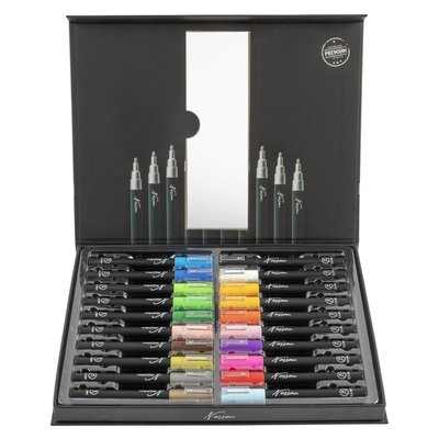 Acrylmarker Nassau set à 20 kleuren