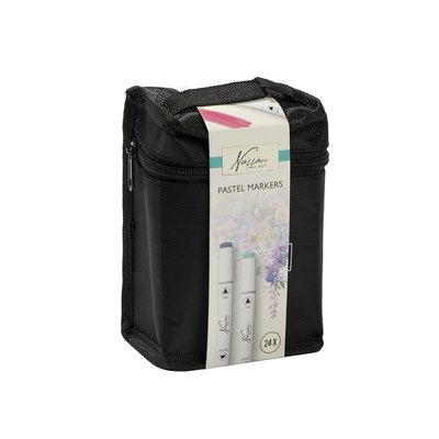 Pastelmarkers Nassau set à 24 kleuren
