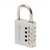 Hangslot MasterLock combinatieslot aluminium 40mm