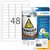 Etiket HERMA 9531 45.7x21.2mm weerbestendig 480 stuks