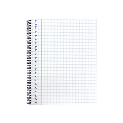 Bloc de cours Multo A4 carreau 5mm 23 perforations 160 pages 90g