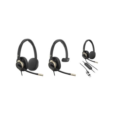 Casque HP Poly Mission 825 Stéréo USB