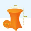 Tafelrok BRASQ voor statafel 80cm oranje foto