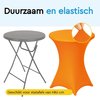Tafelrok BRASQ voor statafel 80cm oranje foto