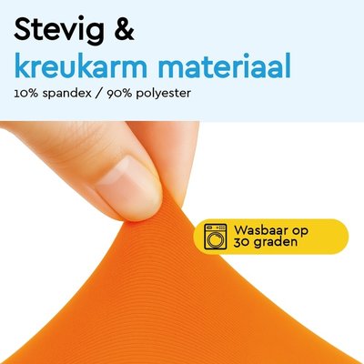 Tafelrok BRASQ voor statafel 80cm oranje