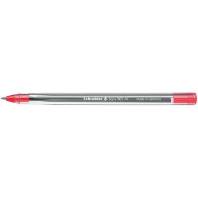 Stylo bille Schneider Tops 505 Medium rouge