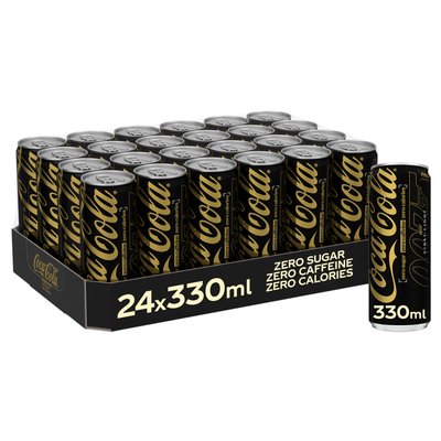 Frisdrank Coca Cola zero sugar zero caffeine blik 330 ml