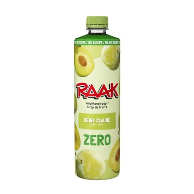 Siroop RAAK reine claude zero sugar 750ml
