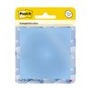 Memoblok Post-it 3M 73x73mm Transparant blauw foto